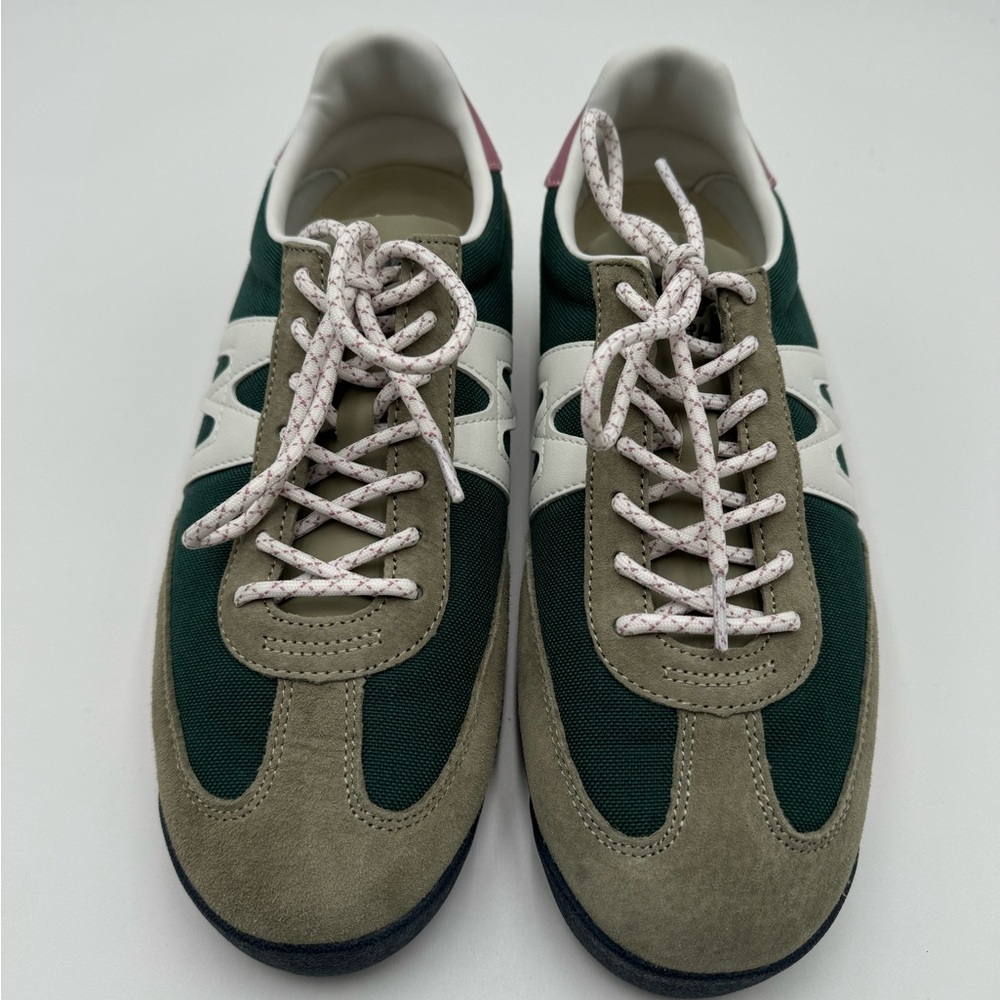 Anthropologie Green, Olive & White Women's Sneakers